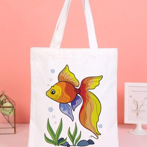 Fish Embroidery Design, Goldfish Machine Embroidery Design - Fish Embroidery Files - 3 Sizes - Instant Download