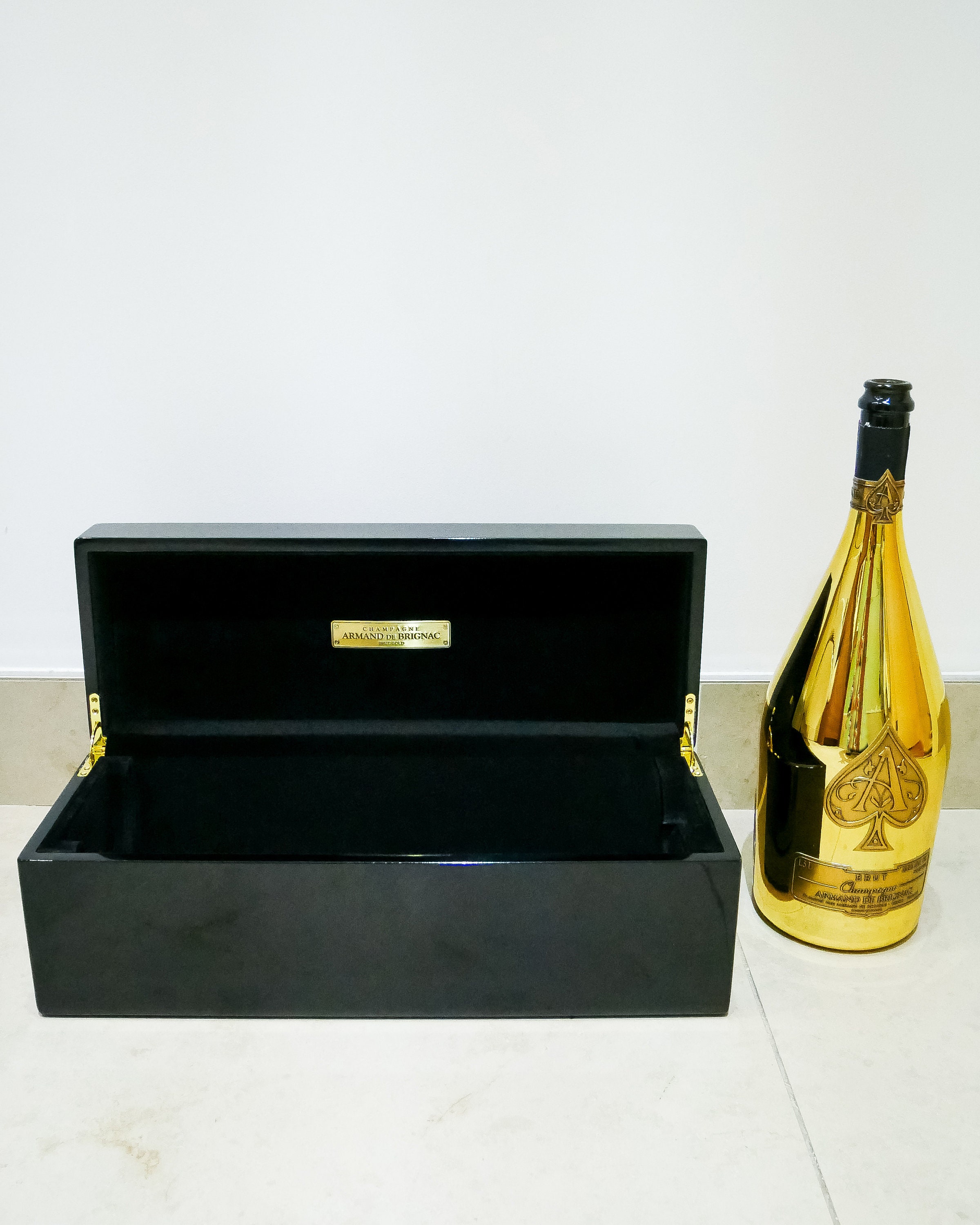 Ace Of Spades Champagne Box Bag Bottle Empty 750ml Armand De