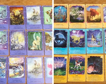 Cartes de la série Magical Friends/Royalty/Moonfairies/Summer Camp Bella Sara (comprend les cartes communes, rares, énergie et fleuret !) (emballages)