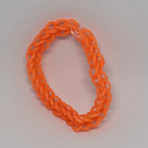 Handmade single stranded rubber band bracelet