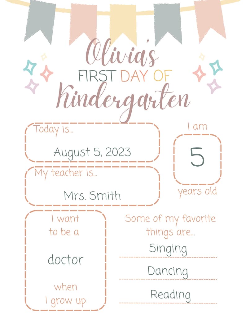 Editable First Day of School Template - Il 794xN.4959737585 7jsd 