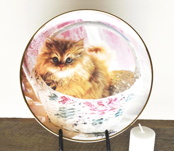 限定版「Bundle of Joy」猫飾り皿 - Etsy 日本