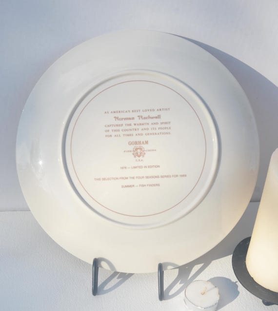 ノーマンロックウェル Gorham 限定 ヴィンテージ プレート 四季4枚