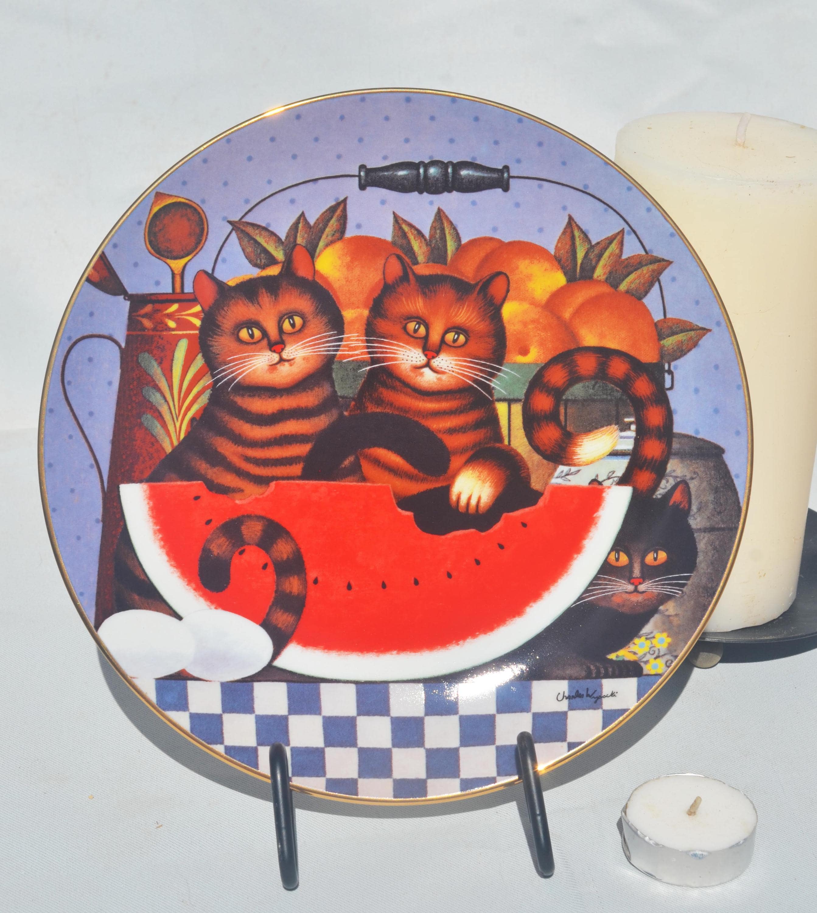 Charles wysocki cat - Etsy 日本