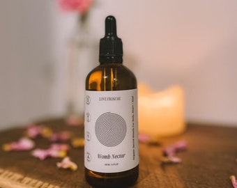 Organic Womb Oil | Fertility | Support | Detox | Cleansing and Healing - Period, Cycle Syncing, Loving, Nourishing