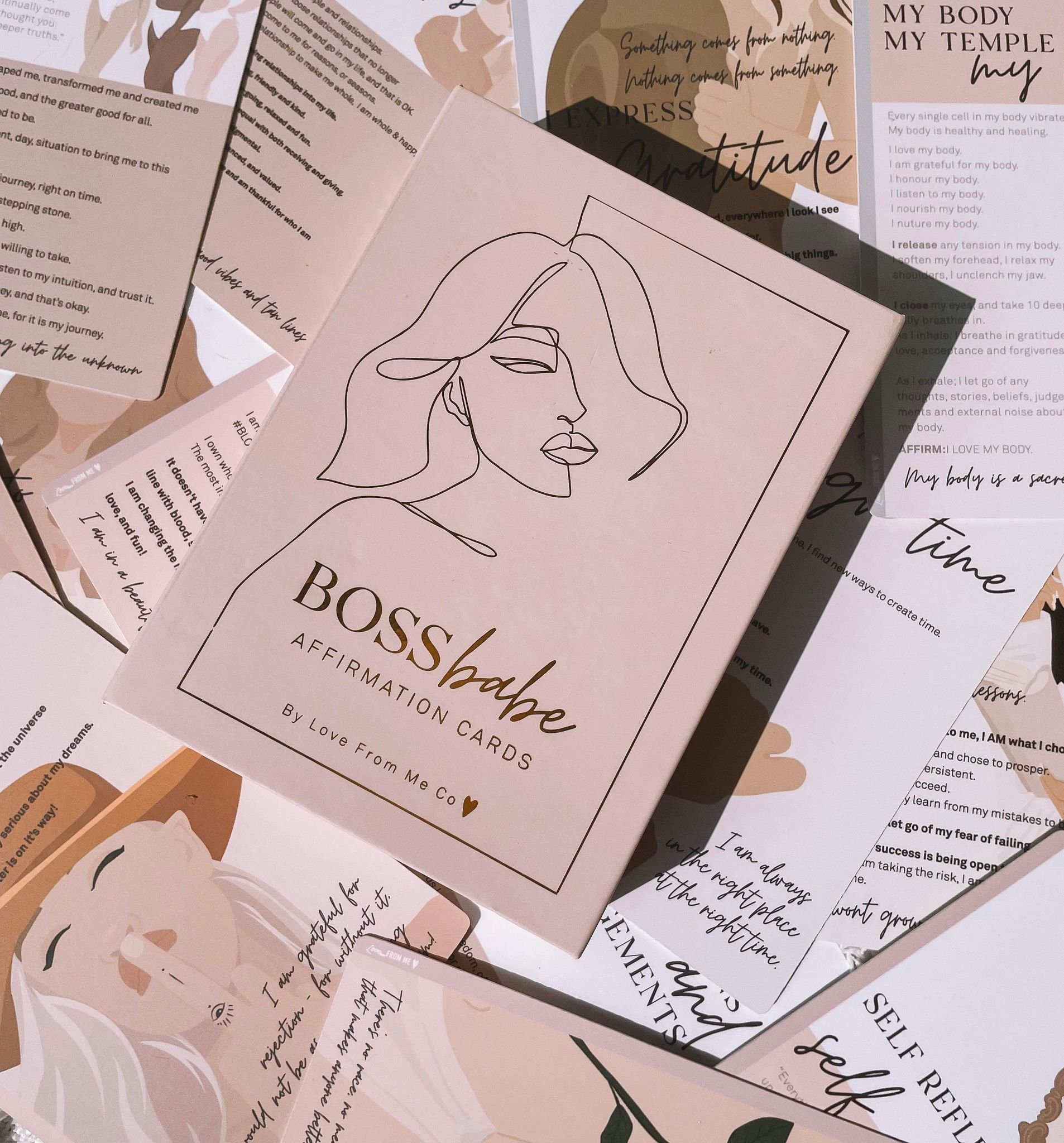 Affirmation cards for Women - The Boss Babe Deck | Empowerment, Self Love, Positive Mindset, Growth, Inspiration, Spiritual, Boss Bitch