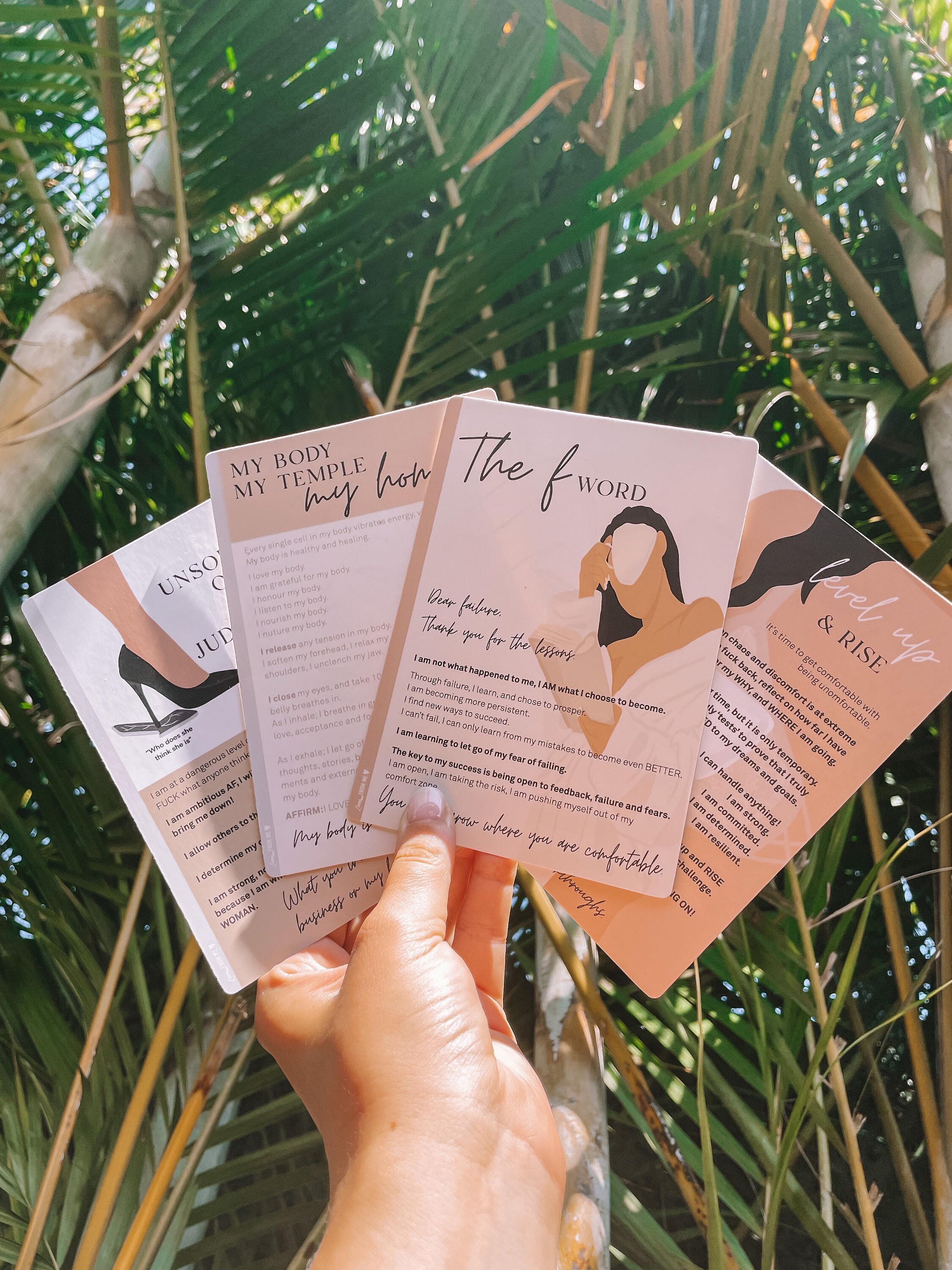 Affirmation cards for Women - The Boss Babe Deck | Empowerment, Self Love, Positive Mindset, Growth, Inspiration, Spiritual, Boss Bitch