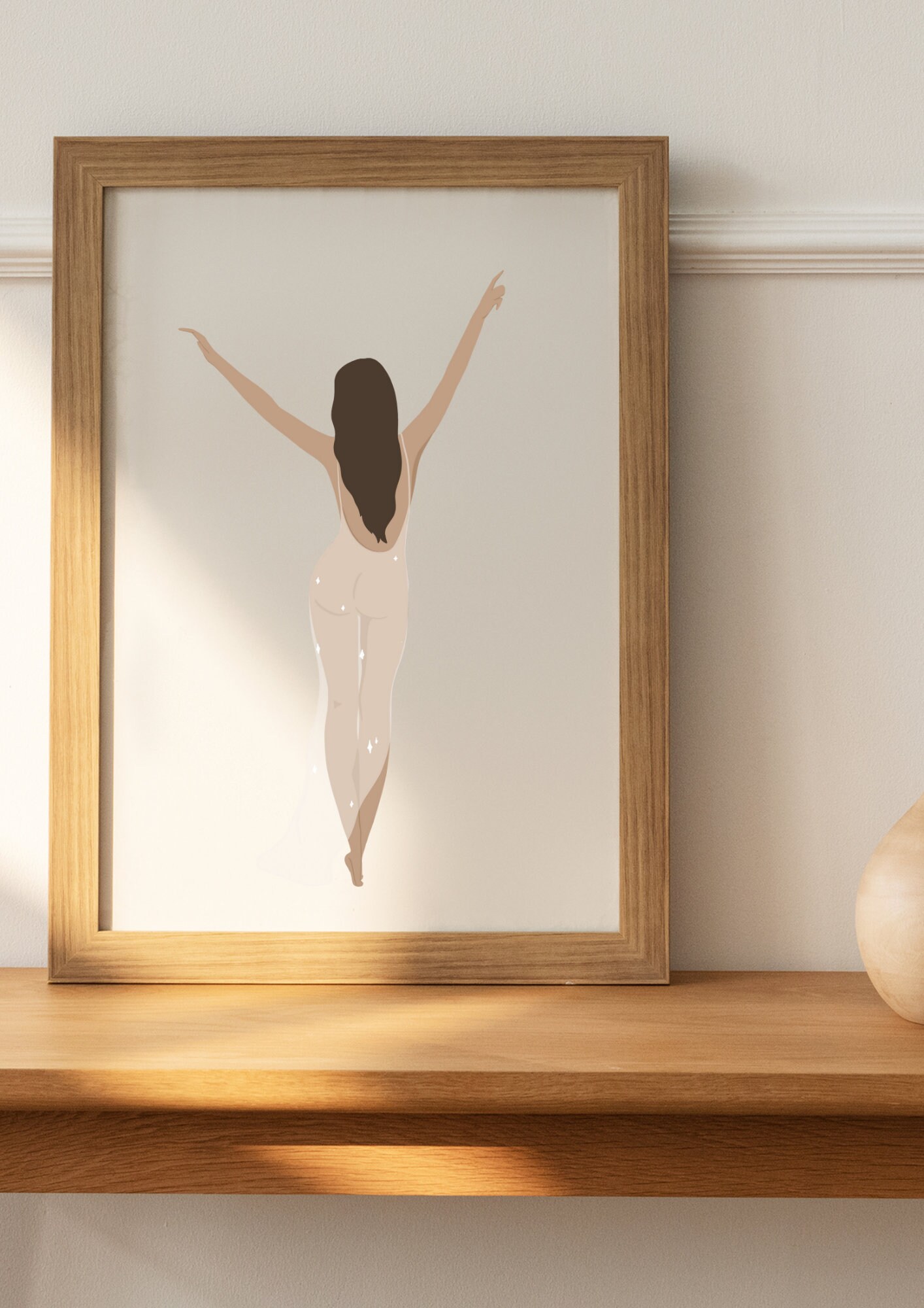 DOWNLOADABLE Spiritual Digital Art Print - Boss babe - I can have it all | feminine | Modern | lux | beautiful | Simplistic | glowing