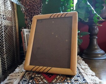 Timber Inlay Photo Frame Mid Century Wood Inlay Picture Frame | Danish Mod Photo Frame - Etsy