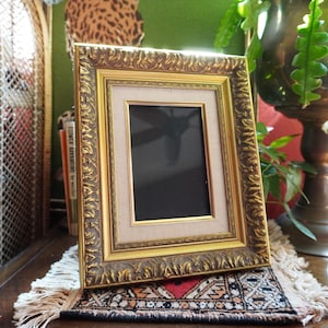 Vintage Gold verzierter Barock Staffelei Rahmen: Rokoko Hollywood Regency Stil