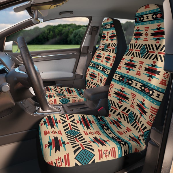 Southwestern Car Seat Cover | Western Style Seat Covers | Wild West Car Decor | Car Accessory Decor | Western Aztec Car Seat