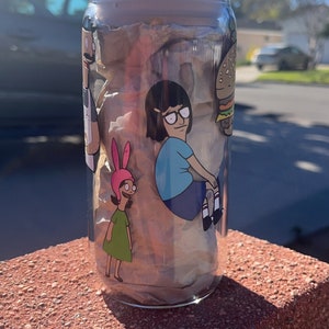 Bobs Burgers Glass Can