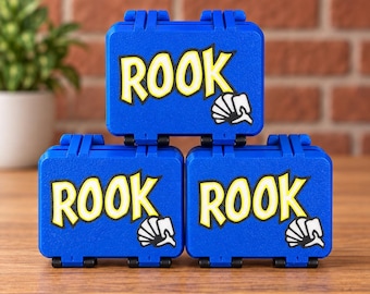 Rook Card Game Storage Box: 3D Printed Deck Case Organizer