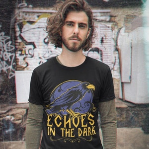Camiseta Alice in Chains Echoes, camisa Seattle Sound Raven dos anos 90, recordações da banda grunge vintage, presente de música rock gótico
