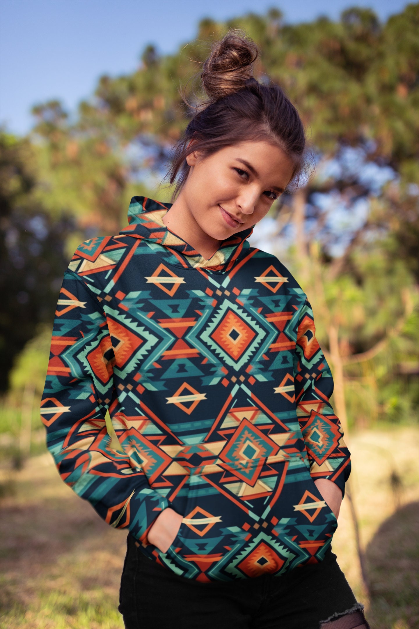 Southwestern pullover sale