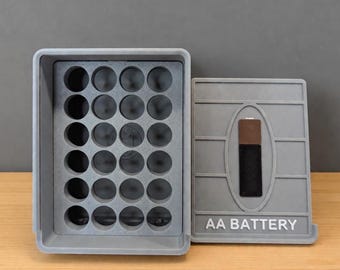 AA Battery Storage Box Organizer, Home Organization Case