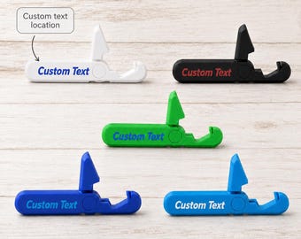 Personalized 3D Printed Folding Phone Stand Keychain, Custom Name Fidget Holder