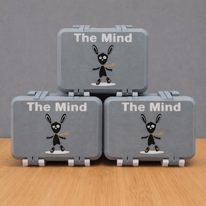 3D Printed The Mind Storage Box, Bunny Illustration Mini Organizer Case