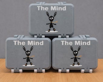 3D Printed The Mind Storage Box, Bunny Illustration Mini Organizer Case