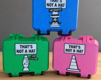 Thats Not a Hat Card Game Case | 3D Printed Travel Organizer, Card Holder