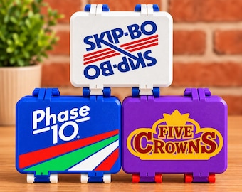 3D Printed Storage Cases: Bo, Phase 10, Five Crowns Bundle