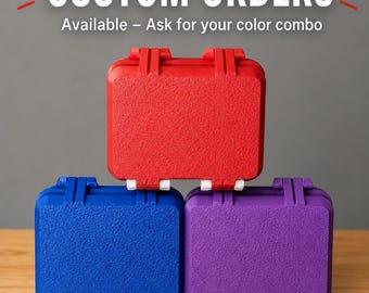 3D Printed Card Box | Playing Card Storage Case, Deck Holder (Custom Colors)