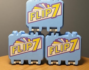 Flip 7 Game 3D Printed Storage Box