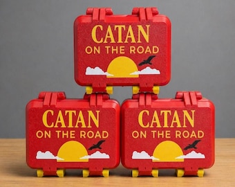 Catan On The Road Travel Case Organizer Portable Board Game Storage Box Gift