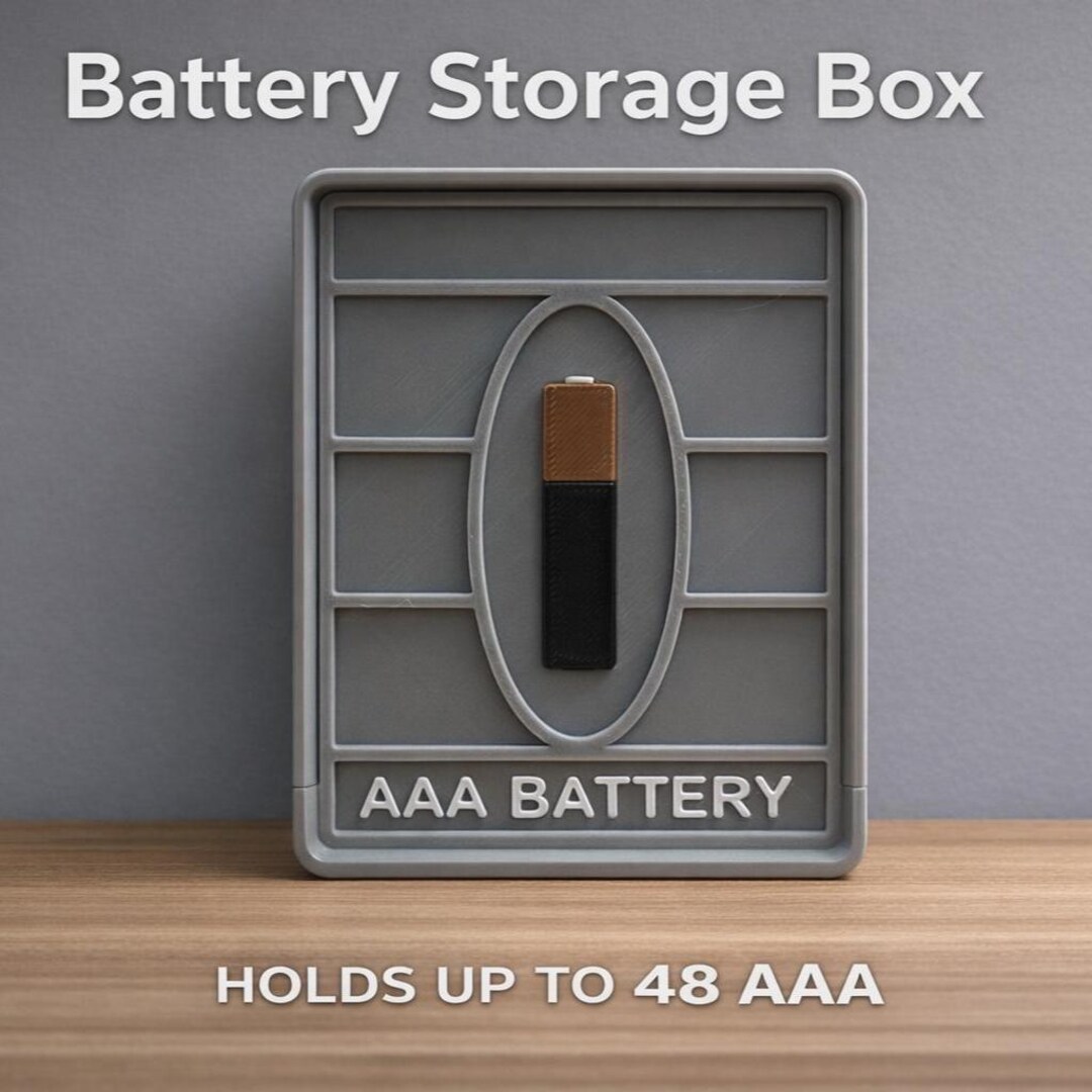 AAA Battery Storage Box – Compact Organizer Case - Etsy
