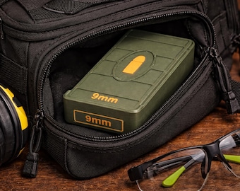 3D Printed 31rnd 9mm Ammo Storage Box | Compact Range Organizer
