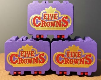 3D Printed Storage Holder for Five Crowns Card Game