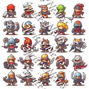Characters Video Game Sprites/Assets