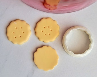 Cracker Shape Clay Cutter, Polymer Clay Cutter, Clay Cutter, Earring Clay Cutter, Food Clay Cutter