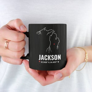 Jackson Michigan Coffee Mug, Michigan Coffee Mug, Michigan Souvenir Mug, 11 oz Coffee Mug