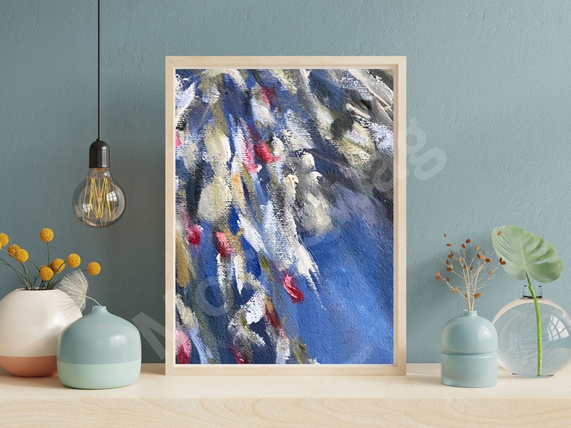 Printable Greeting Card , Abstract Fine Art, Digital Download ...