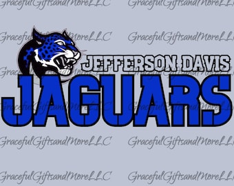 Jefferson Davis County Jaguars (02)- PNG Digital download file - Digital Art Design - MS Schools | Jefferson Davis County