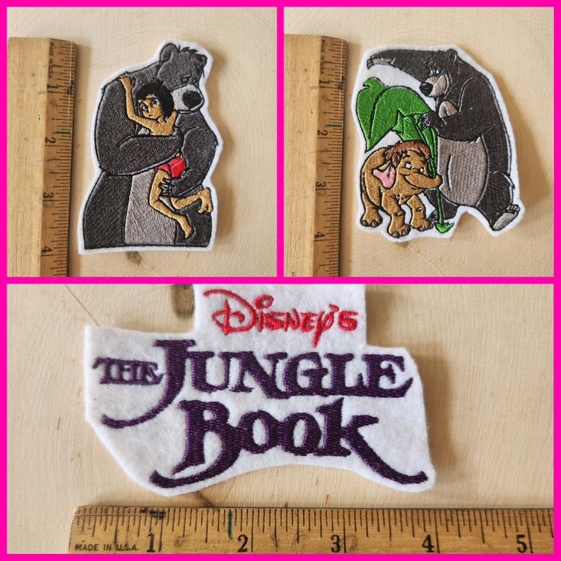 Disney Jungle Book Iron on Patches - Etsy