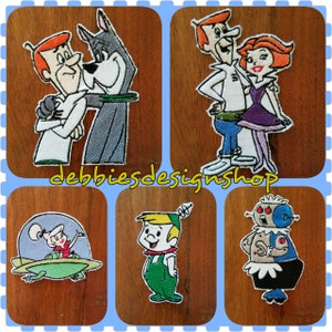 Jetsons Iron on Patches