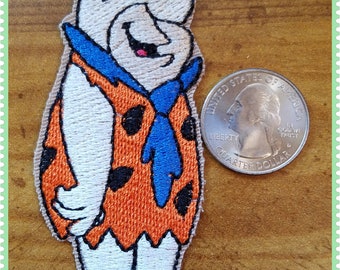 Flintstones Iron on Patches-Kazoo Pebbles & Bam Bam Fred Betty Dino Barney Car Mr. Slate Betty
