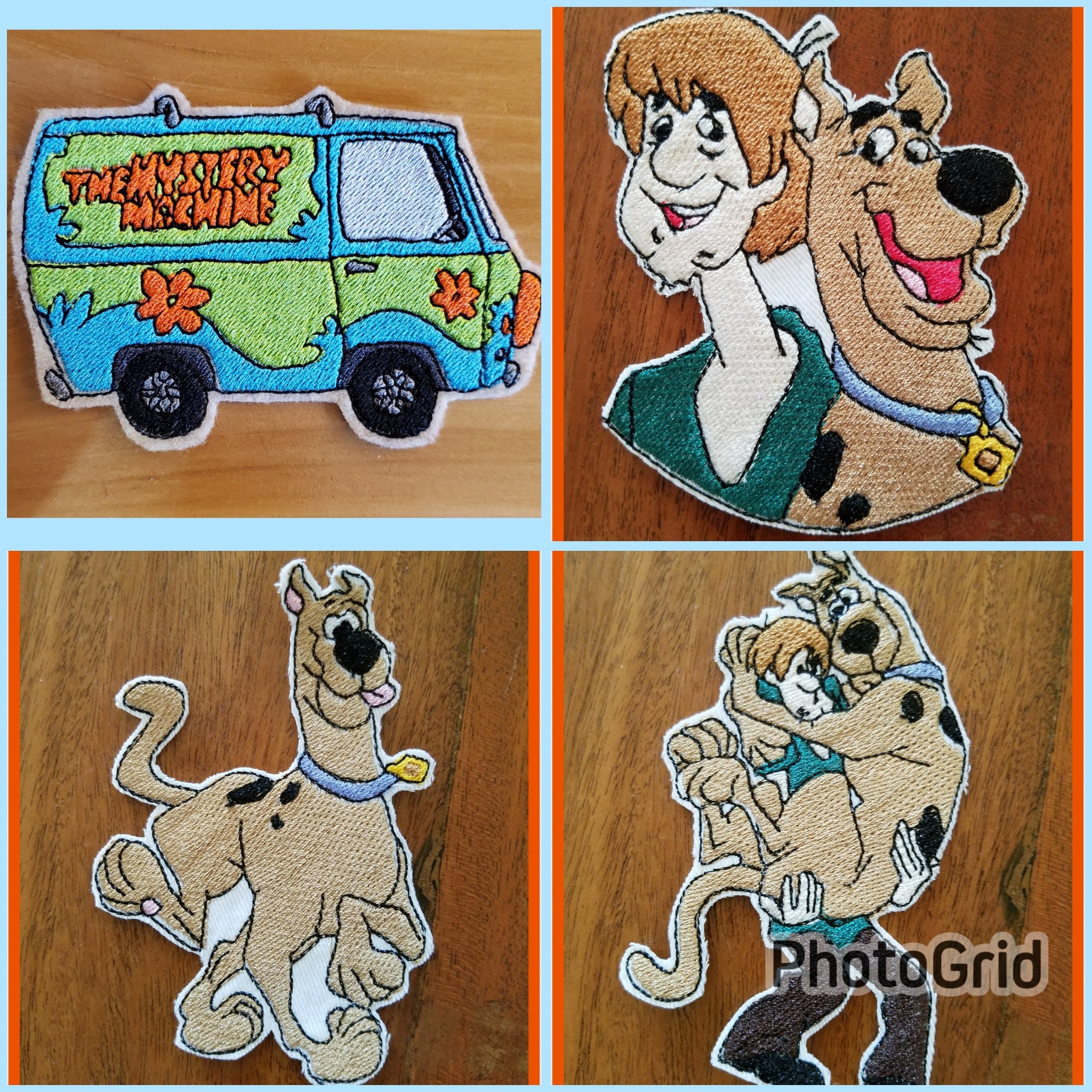 Scooby Doo Iron on Patches 