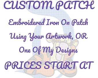 Custom Embroidered Iron On Patch