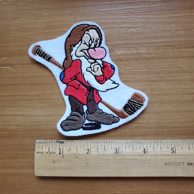 Goofy Grumpy Disney Sports - Iron on Patches-goofy Donald Grumpy Tigger-football ...