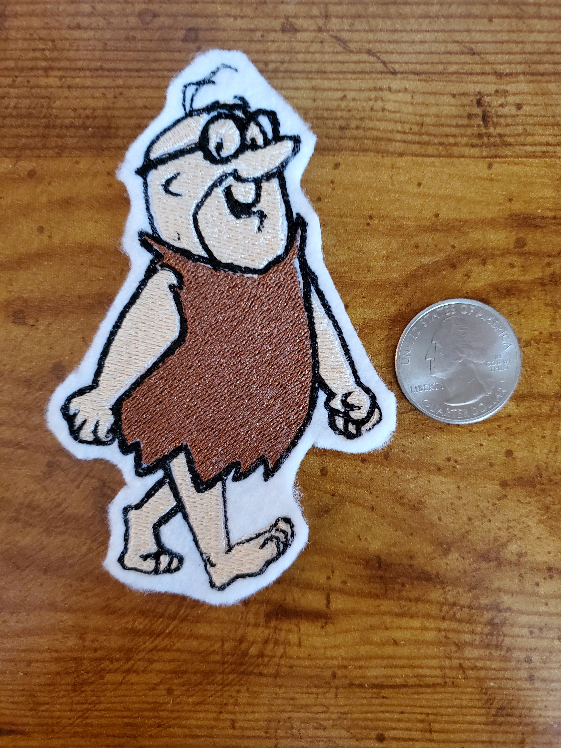 Flintstones Iron on Patcheskazoo Pebbles & Bam Bam Fred Betty Dino