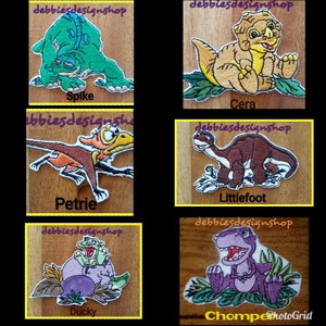 Land Before Time Iron on Patches
