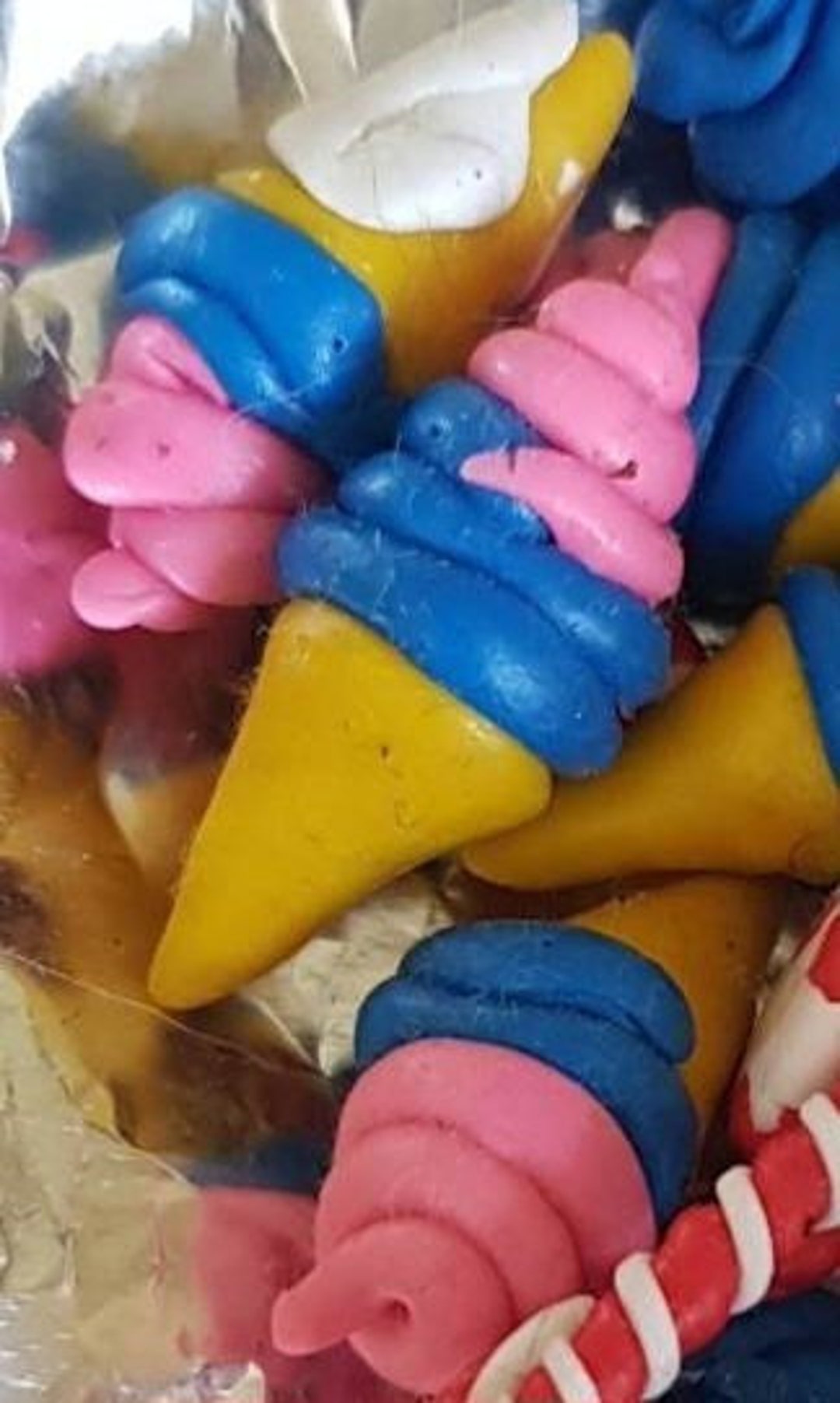 Tiny Fimo Ice-cream Made of Modelling Clay Baked Solid - Etsy