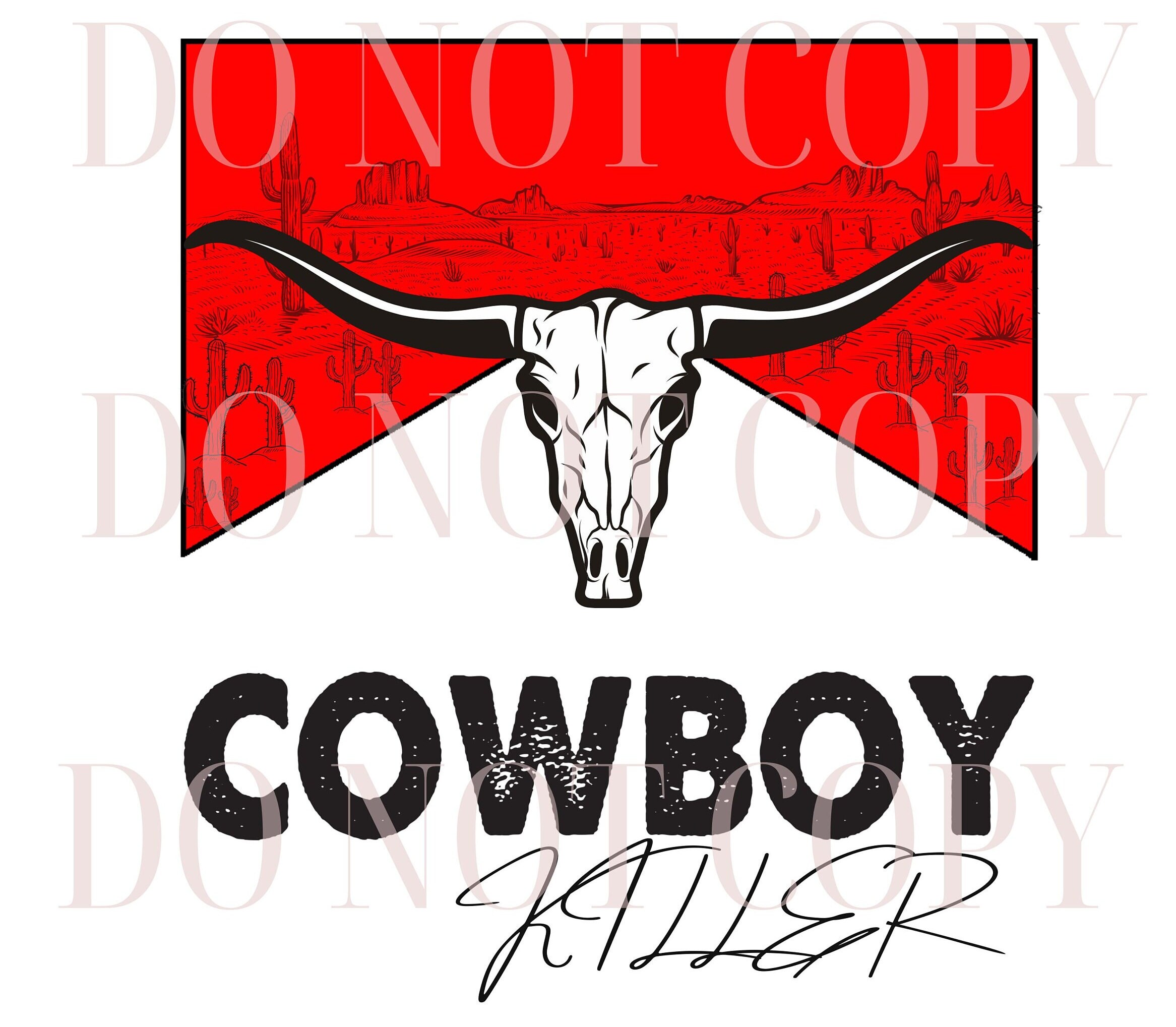 Cowboy Killer, Png, Svg, DIGITAL FILE, Sublimation File - Etsy