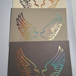 Supernatural Castiel Wings Card