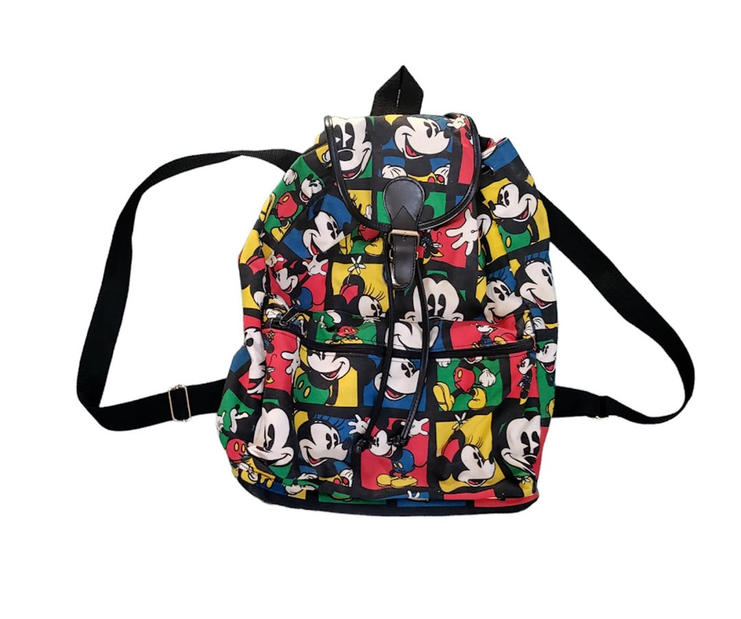 Mickey Mouse Backpack Disney Vintage 90's Mickey & Co Honey Fashions - Etsy
