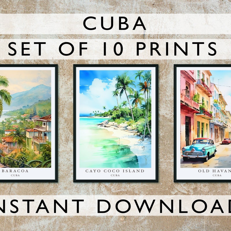 Cuba Poster Nature - Etsy