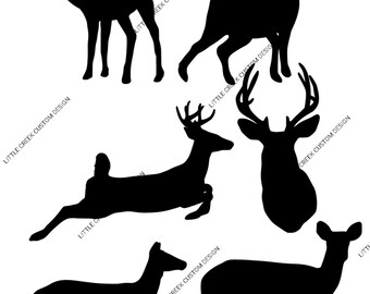 Deer SVG PNG, Doe svg png, Buck svg png, Wildlife svg png, Animal svg png, Forest svg png, Hunting svg png, Outdoor svg png, Country svg png
